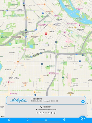 The Dakota iPad screenshot