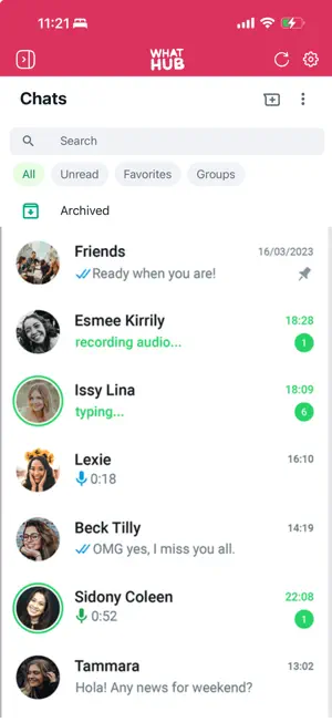 WhatHub screenshot 4