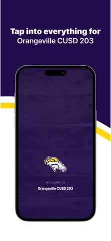 Orangeville CUSD 203 app screenshot