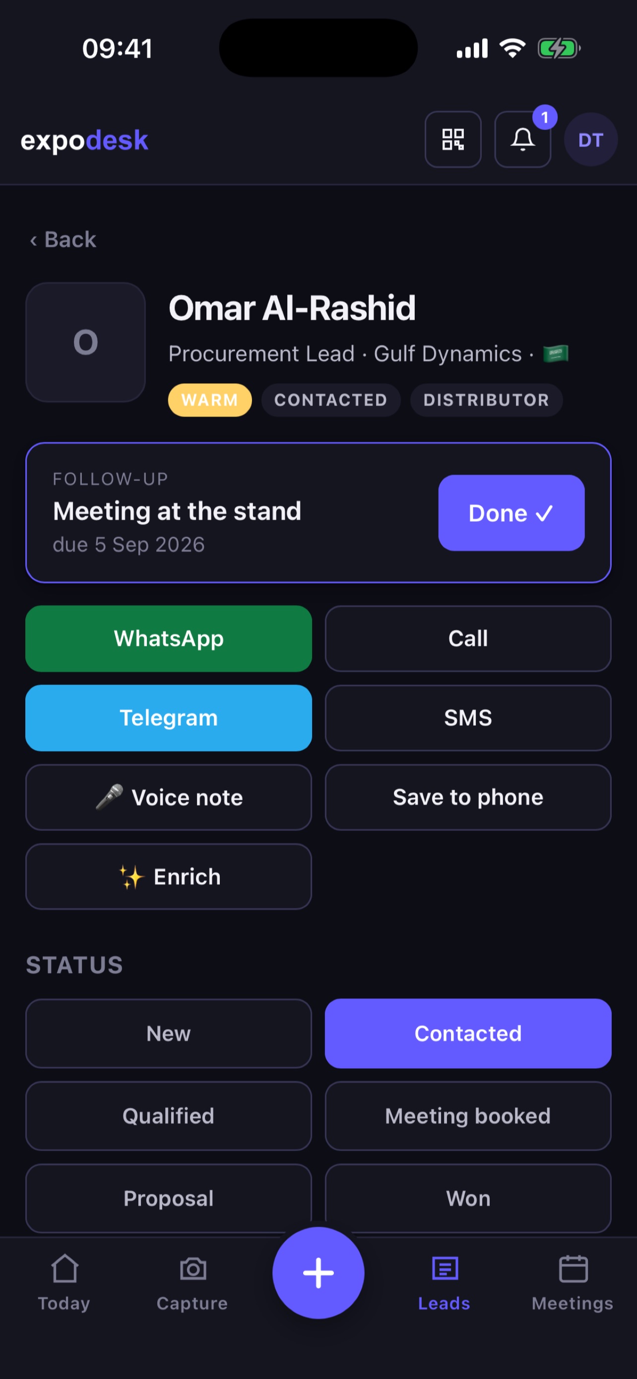 Screenshot 4 of Expodesk – Lead Capture