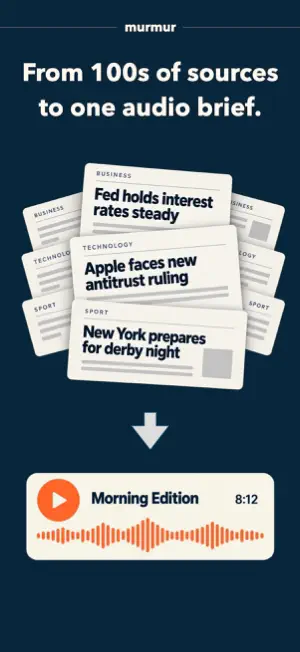 Audio News Daily Brief: Murmur screenshot 2