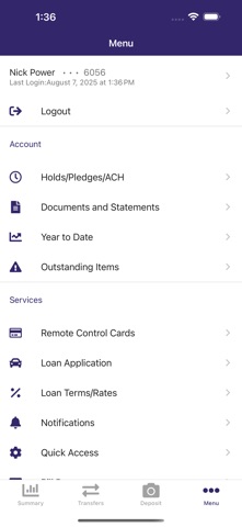App screenshot