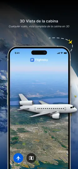 Captura de pantalla de FlightSky: Rastreo De Vuelos en iPhone 4