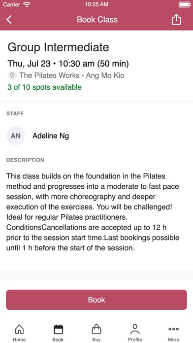 The Pilates Works screenshot