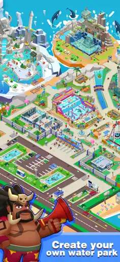 Idle Aquapark Tycoon - Screenshot 1