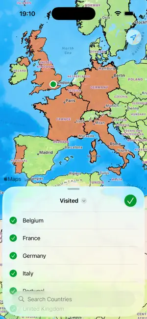 My Visited Countries screenshot 1