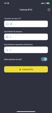 Calcula BTU screenshot