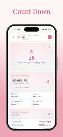 Snatched Planner iPhone screenshot