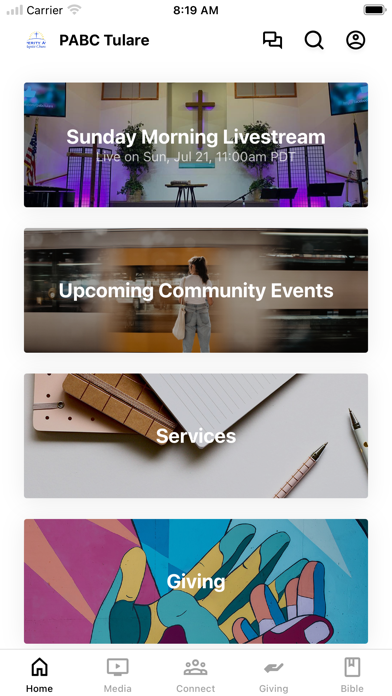 Prosperity Ave Baptist Church Screenshot