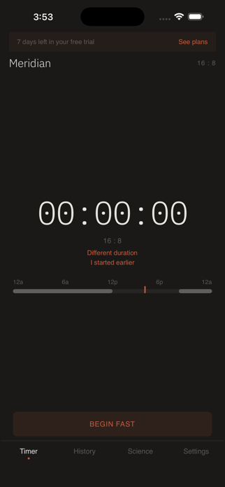 Meridian: Fasting Tracker Screenshot 7 of 7