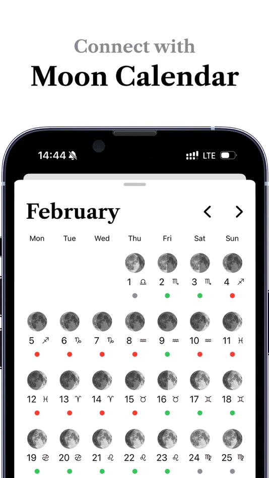 #6. Luna: Your Moon Phase Calendar (iOS) 由: Iurii Filin