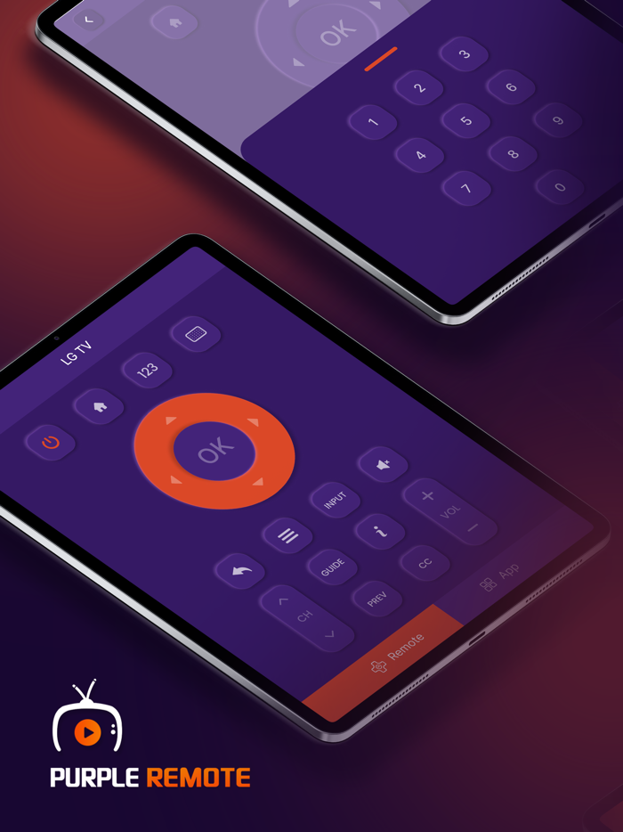 Smart TV Remote by Purple