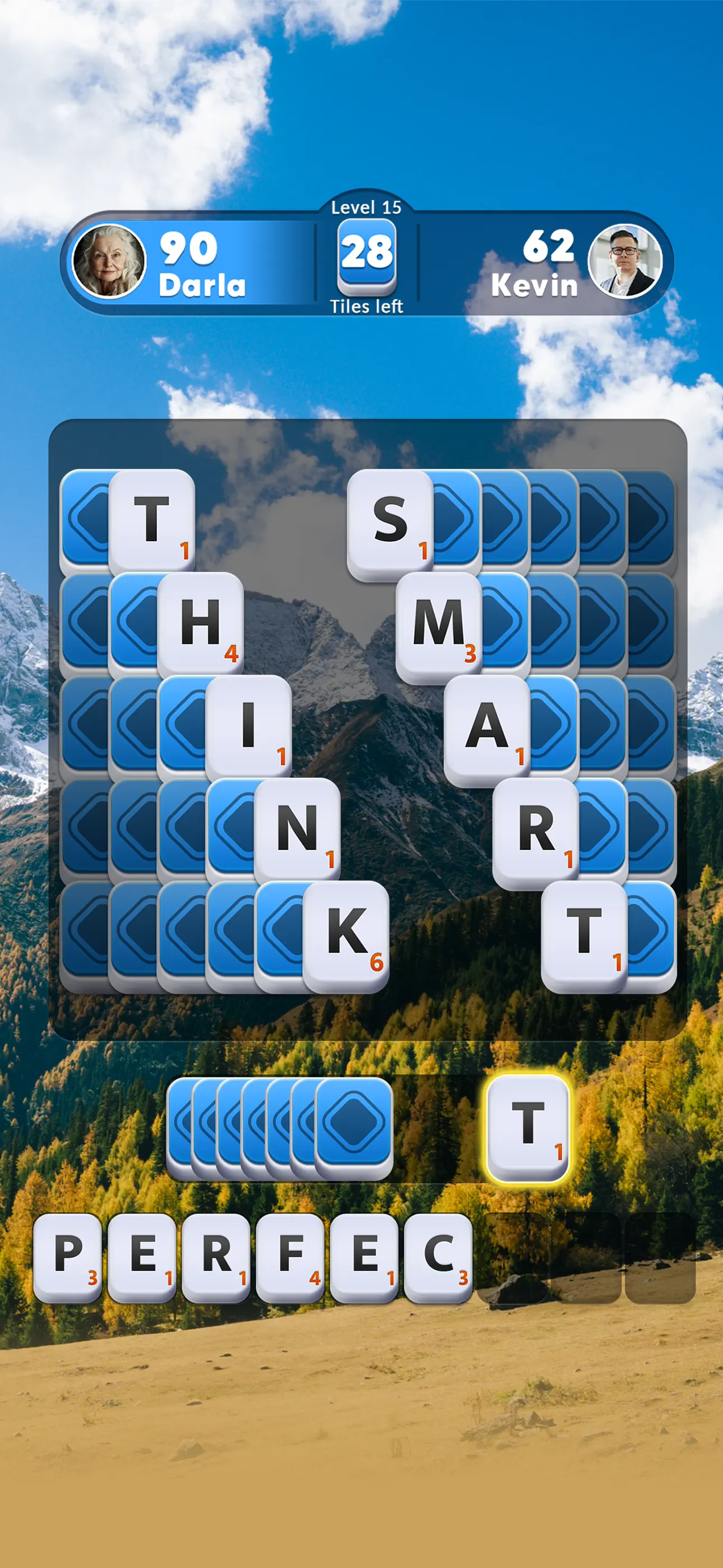 Word Tiles GO screenshot 1