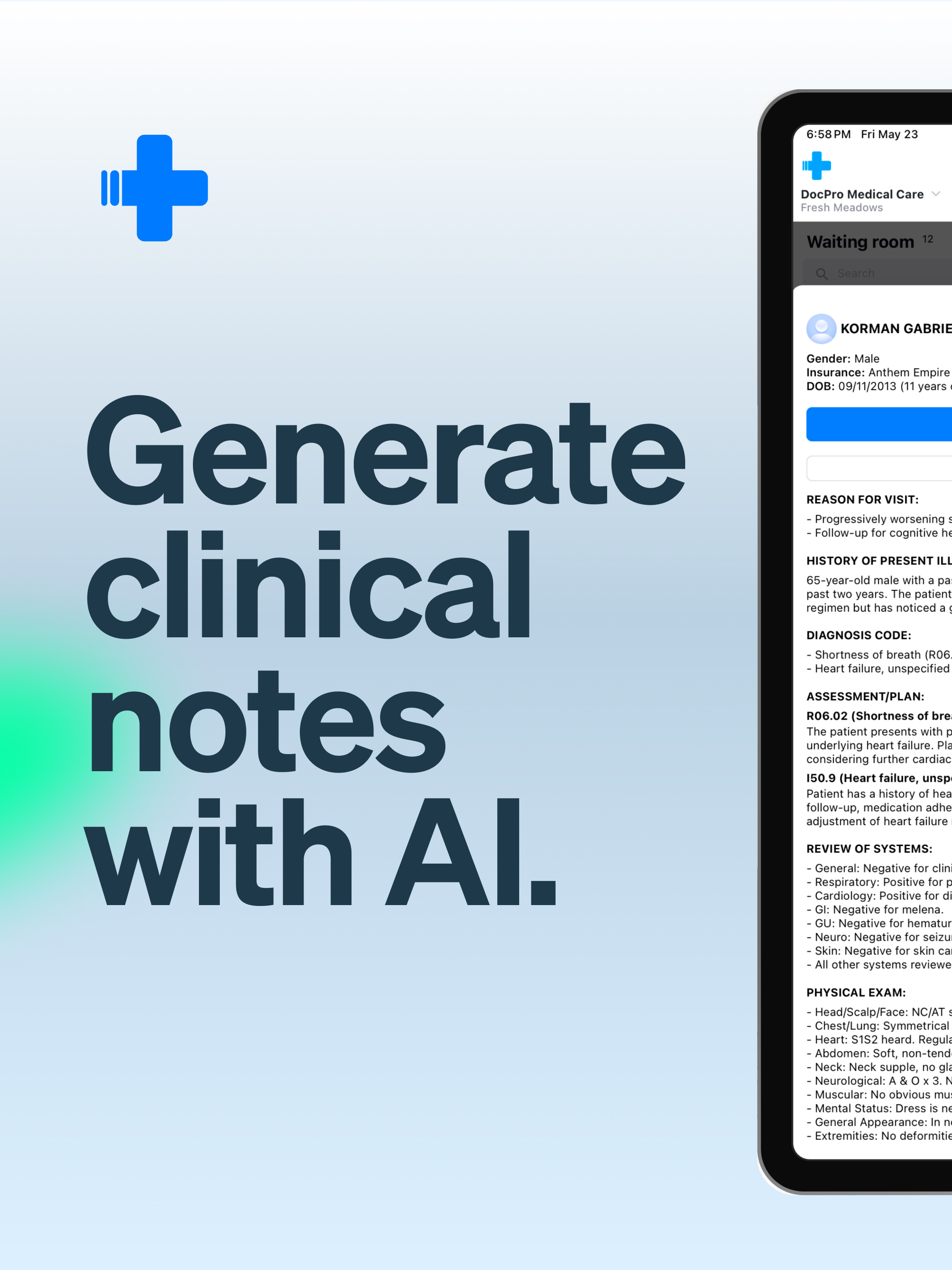 DocPro - AI Medical Scribe