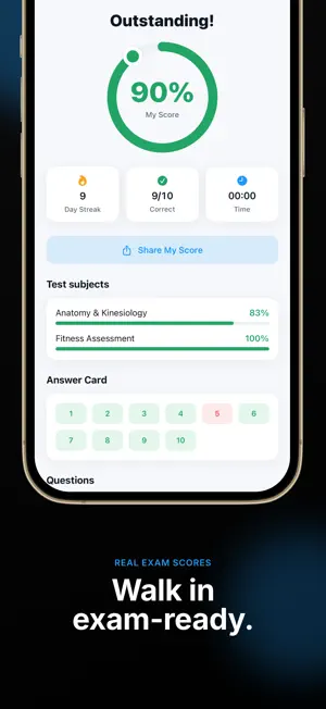 Personal Trainer Prep: Test screenshot 3