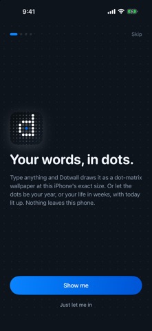 Screenshot 6 di Dotwall: Dot Matrix Wallpaper