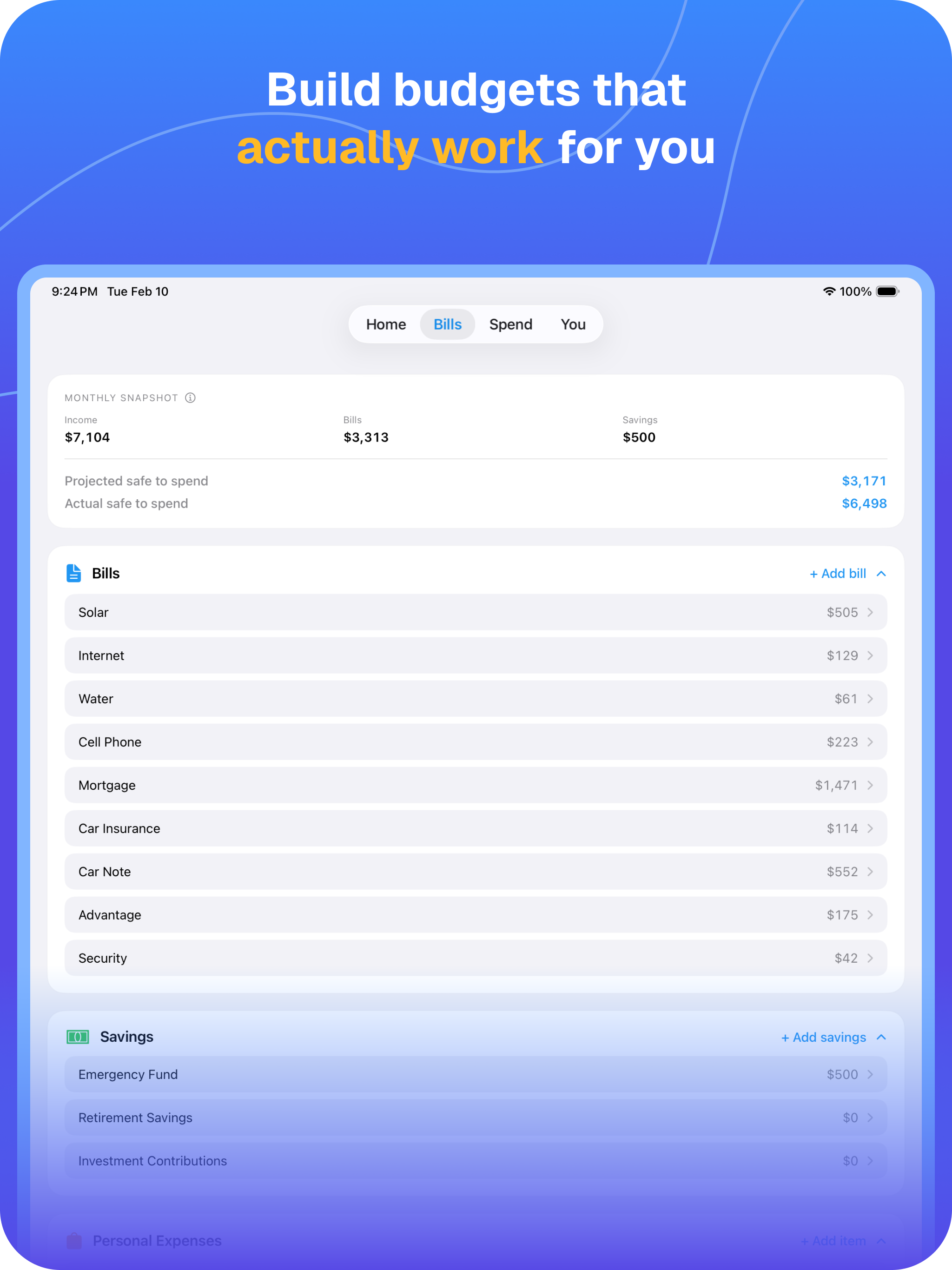 BalanceUp: Budget & Connect