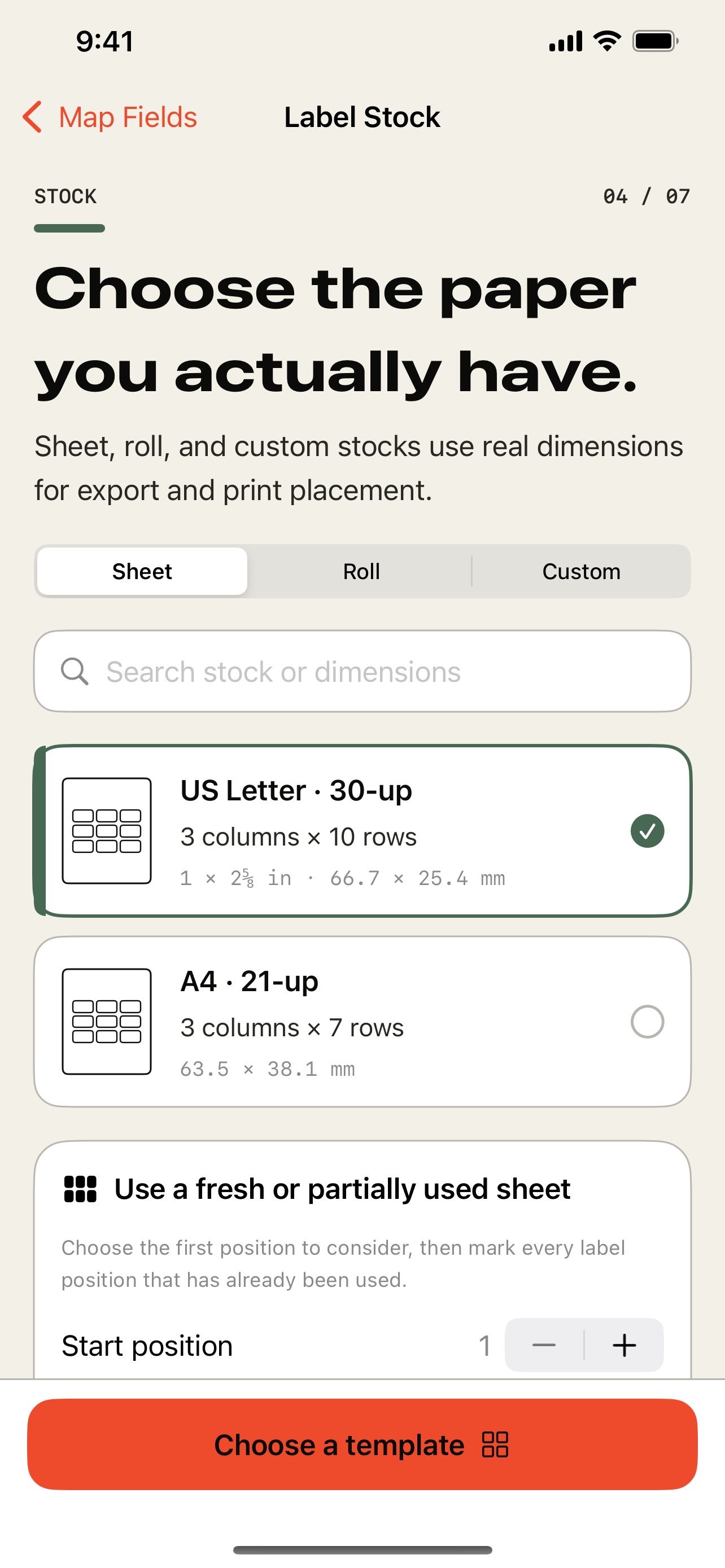 Screenshot 2 of PasteLabel: Label Printer
