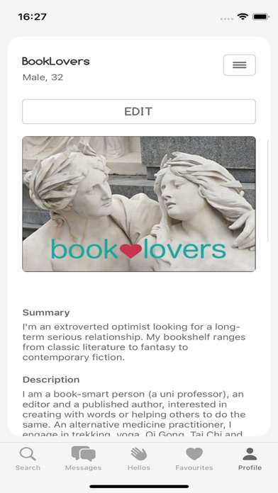 Book Lovers Dating Screenshot
