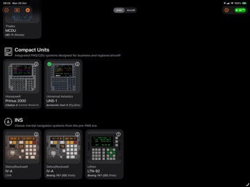 Flight Deck FMS iPad screenshot
