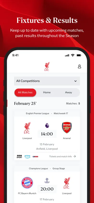The Official Liverpool FC App screenshot 3