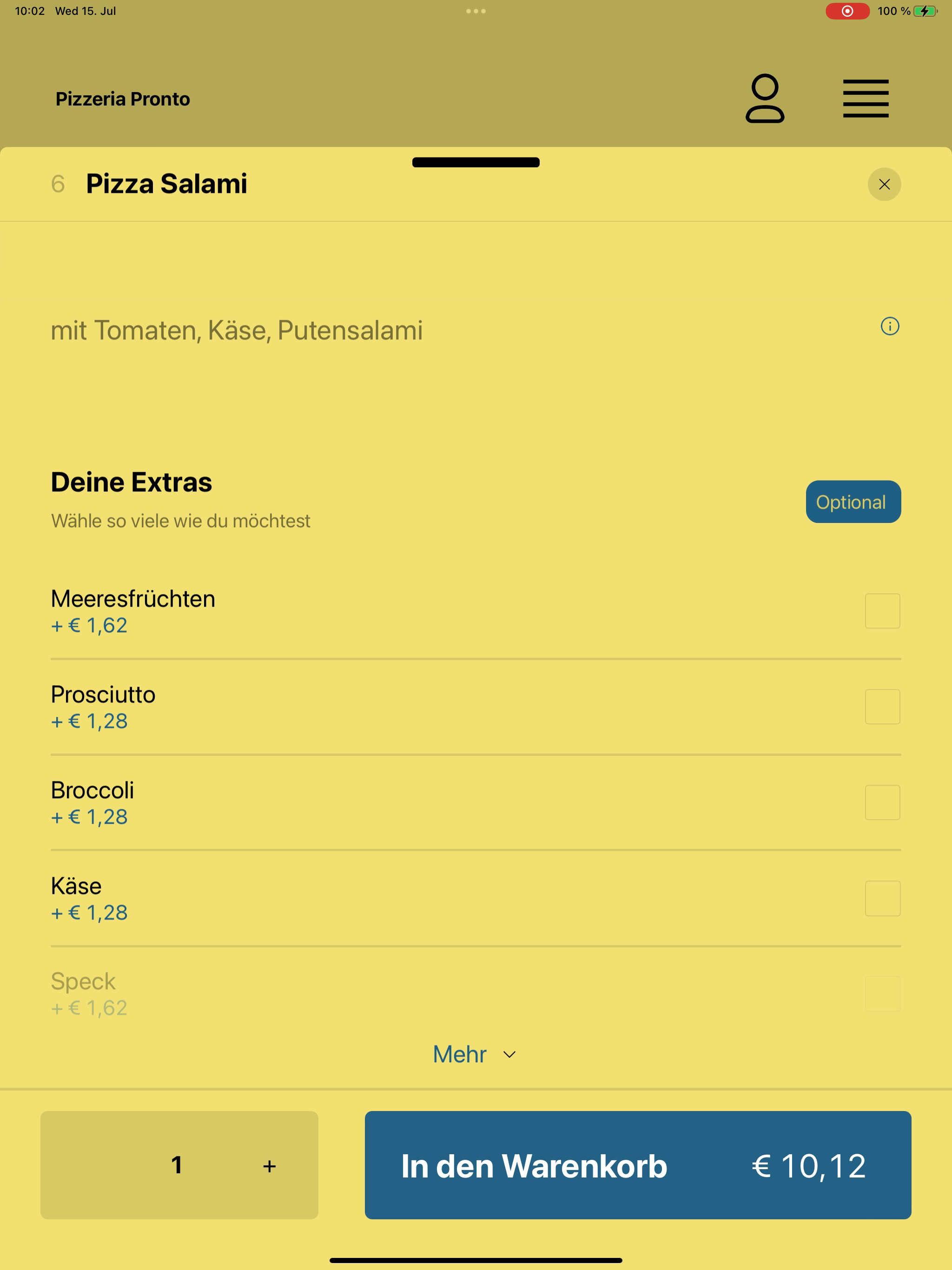 Pizzeria Pronto AT screenshot 15