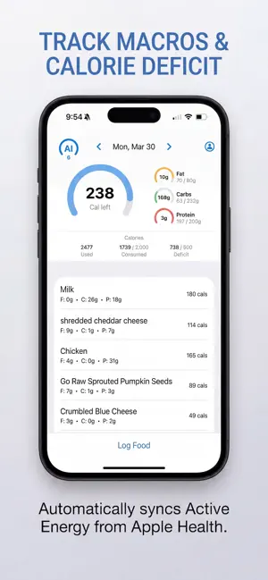 Opti AI: Calorie & Macro Track screenshot 2