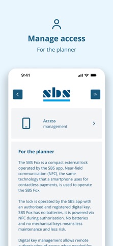 SBS Digital Key Screenshot 3 of 3