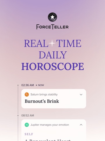 FORCETELLER: Daily Horoscope iPad screenshot