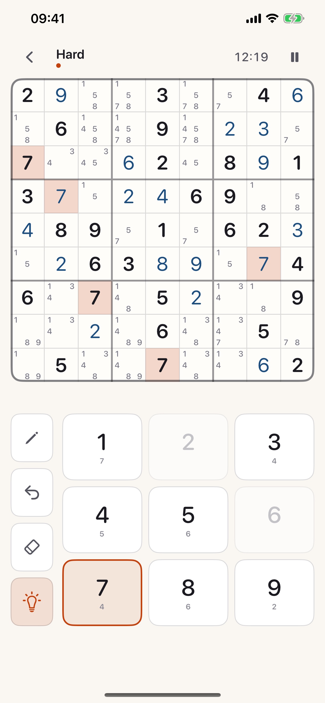 Screenshot 1 of Sudoku: Play Sudoku