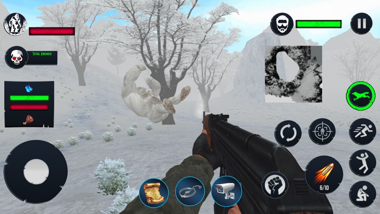 Yeti Monster: Bigfoot Hunting screenshot-5