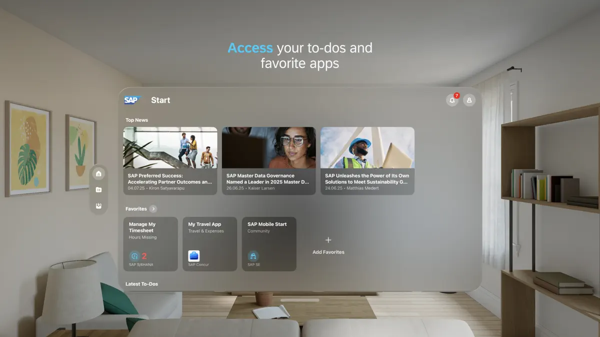 SAP Mobile Start screenshot 1