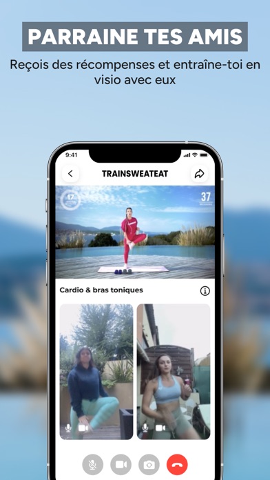 Trainsweateat - Coach Fitness Screenshot