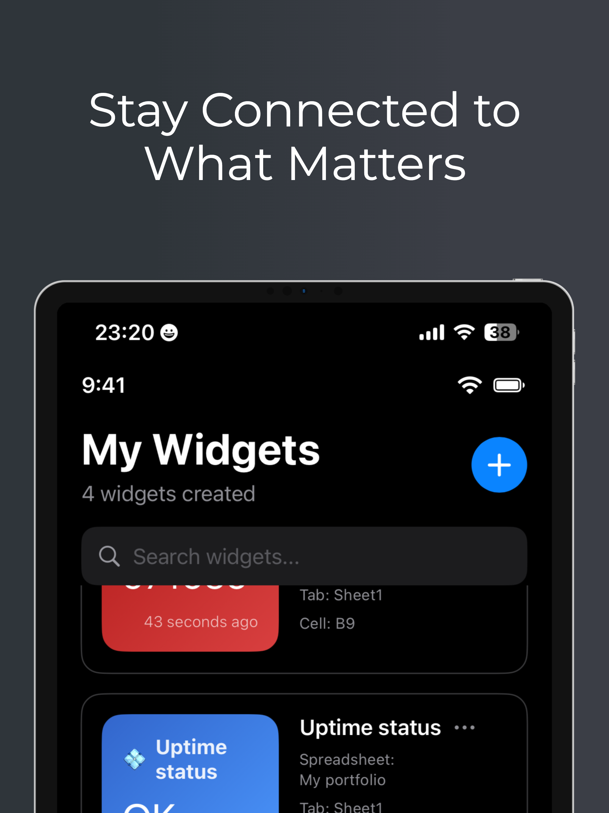 Widgety - Spreadsheets Widgets