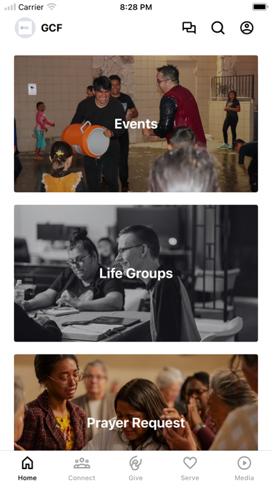 GCF CA app screenshot