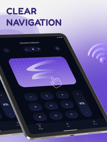 Universal Remote TV ◦ for Roku iPad screenshot