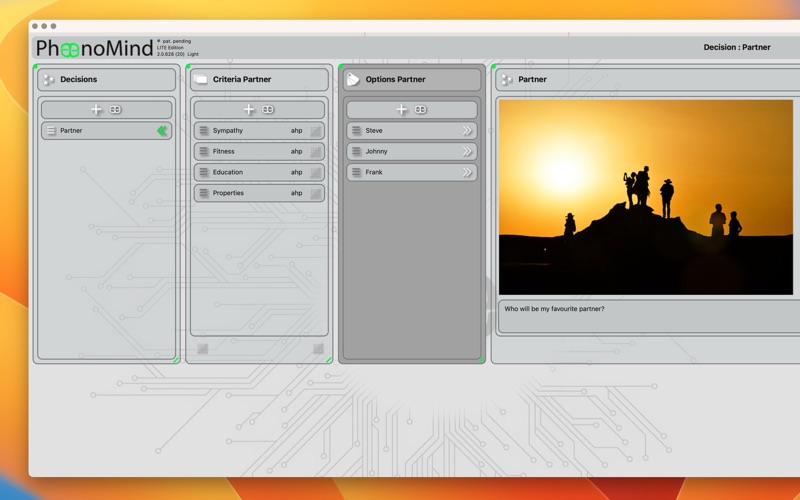 PhaenoMind app screenshot 2