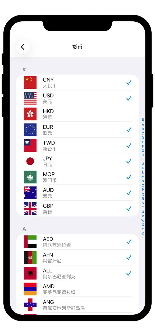 Screenshot #3 pour 全球汇率通 - 实时货币汇率计算器