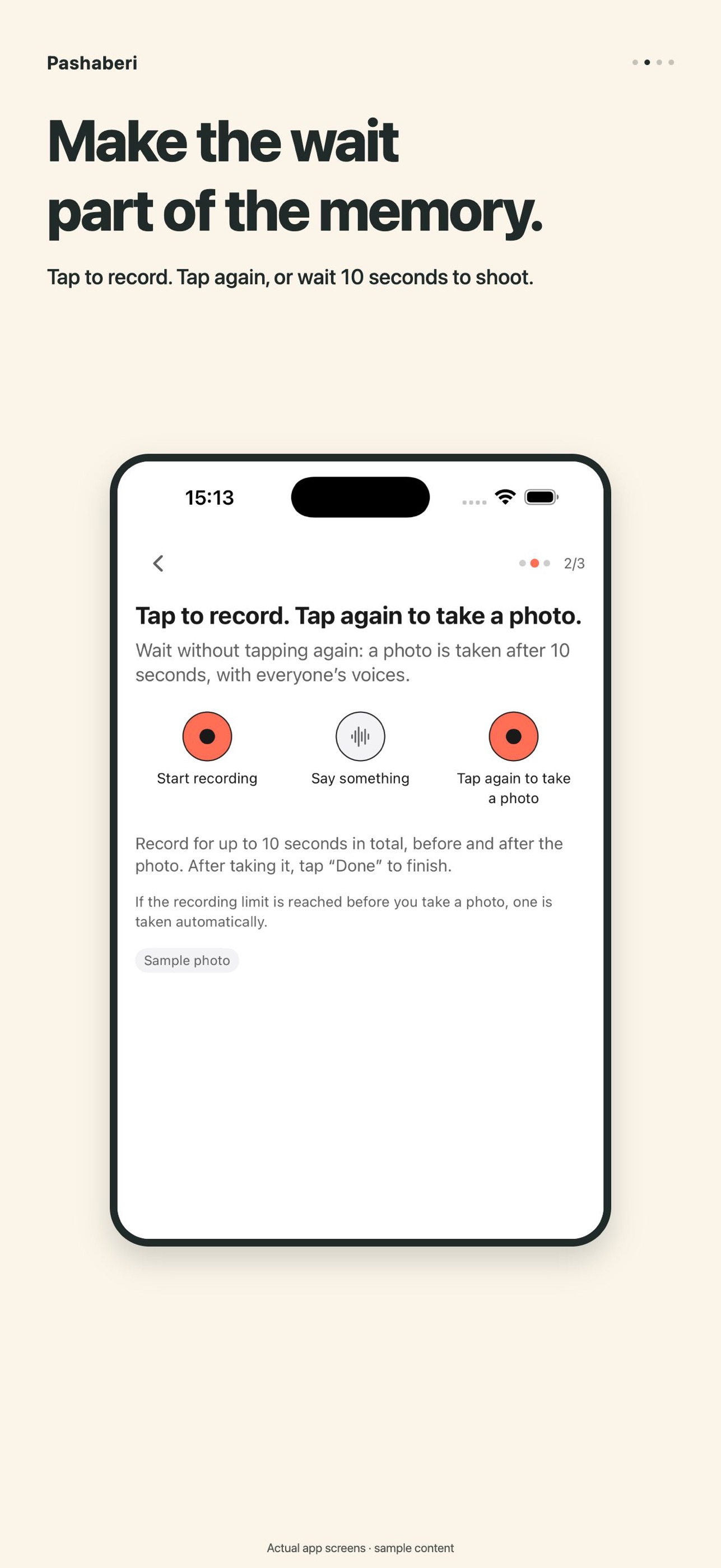 Screenshot 2 of Pashaberi: Photos with Sound