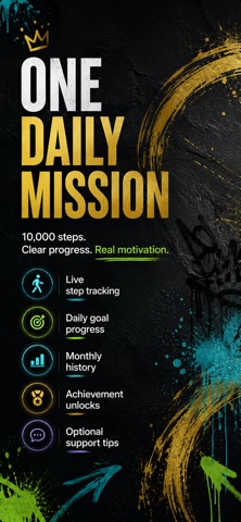 Step Mission: Step Counter iPhone screenshot