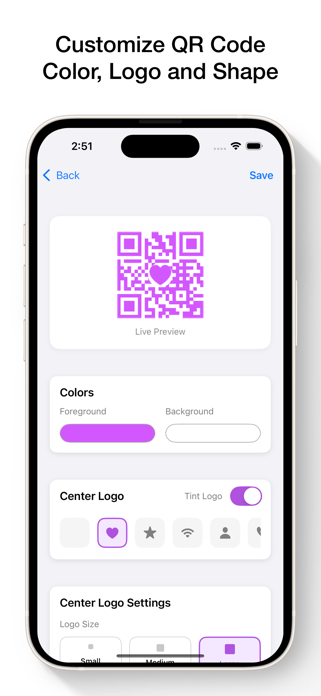 QR Code Generator, Creator Screenshot 1 of 3
