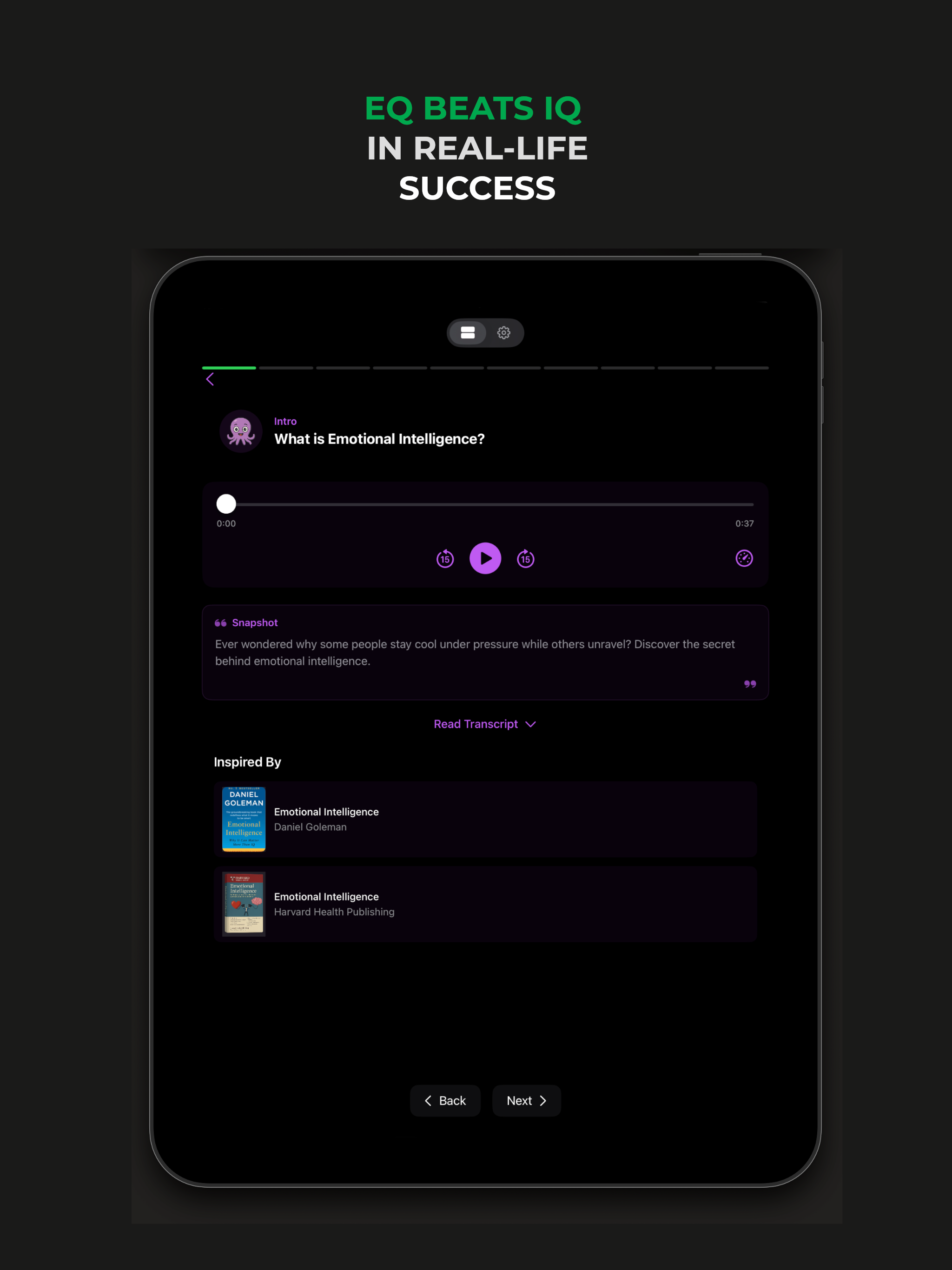 High EQ Micro Learning screenshot 9
