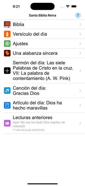 Santa Biblia Reina screenshot 1