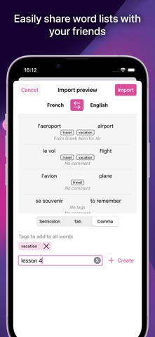 Wokabulary — Flashcards Screenshot 9 of 10