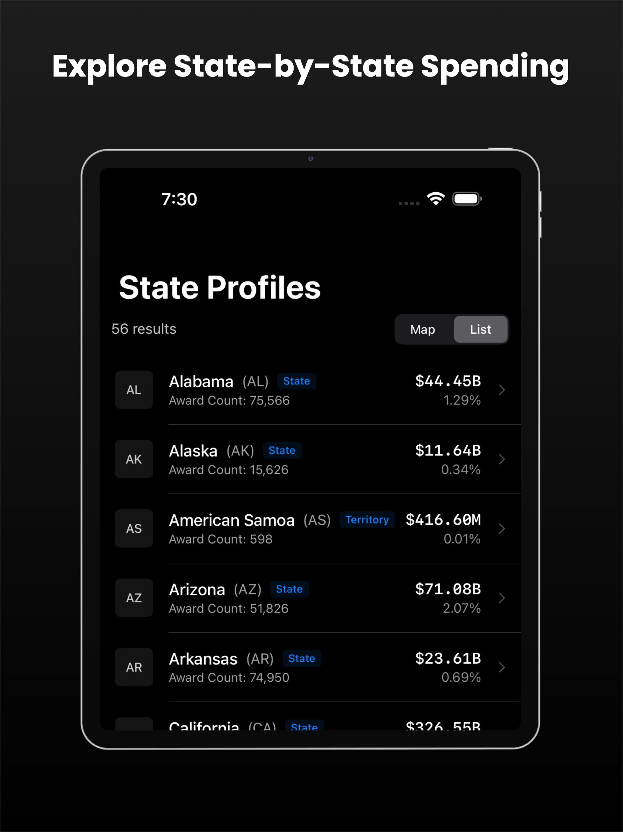 GovSpend screenshot 5