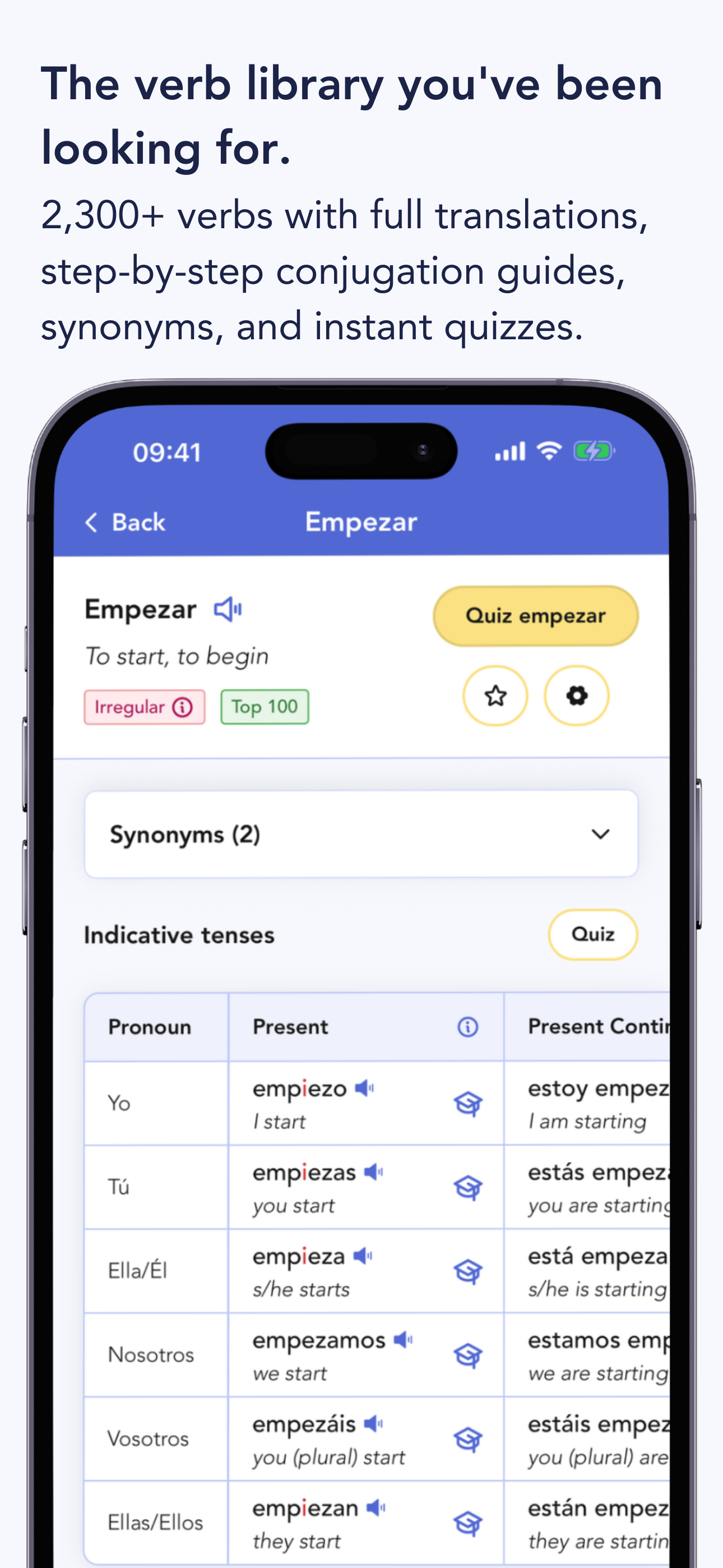 Ella Verbs: Learn Spanish screenshot 7