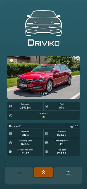 Mileage & OBD Tracker: Driviko screenshot 1