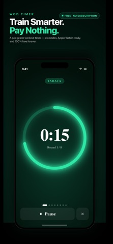 Simple WODTimer screenshot