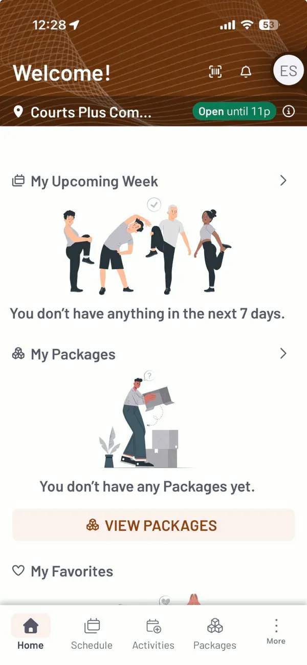 Screenshot #2 pour Courts Plus Community Fitness
