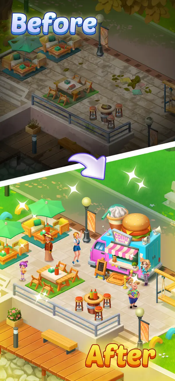 #3. Merge Flavor: Decor Restaurant (iOS) By: TAAP GLOBAL LTD